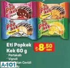 ETİ POPKEK KEK ÇEŞİTLERİ 60 G